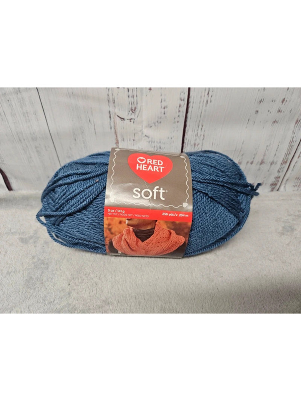 Red Heart Soft Mid Blue Yarn